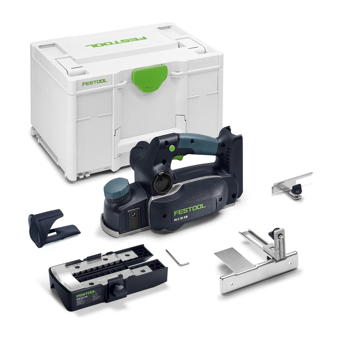 Rabot sans fil HLC 82 EB-Basic-Set - FESTOOL - sans batterie, ni chargeur - SYSTAINER - 578600