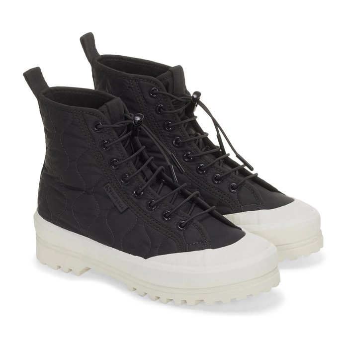Superga - Botines Mujer Negro - 2644 ALPINA QUILTED NYLON