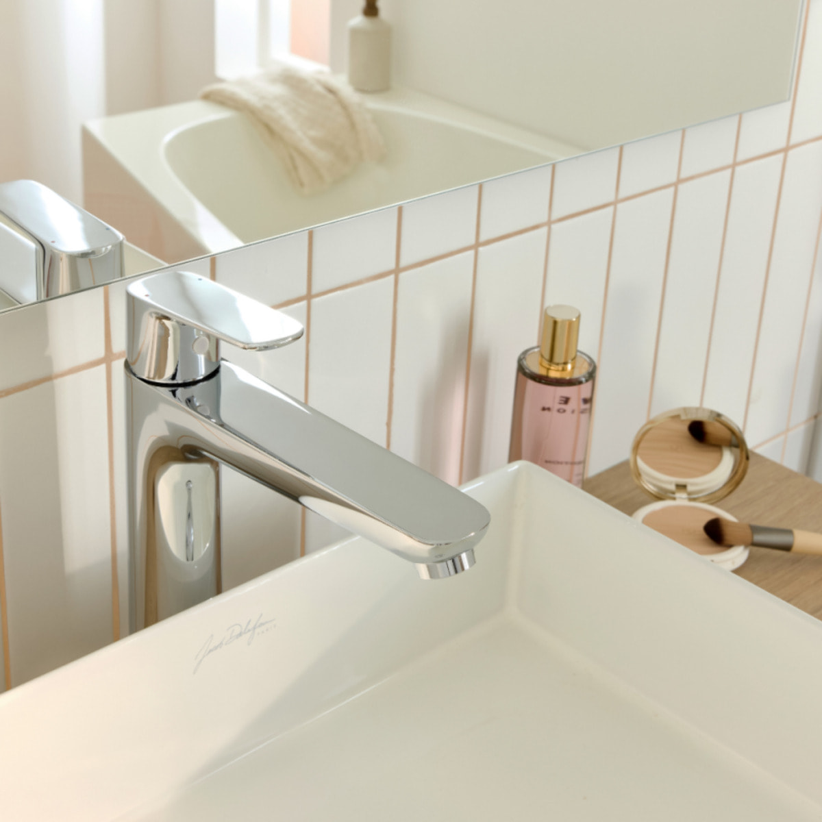 Mitigeur lavabo L July+ sans vidage Chromé