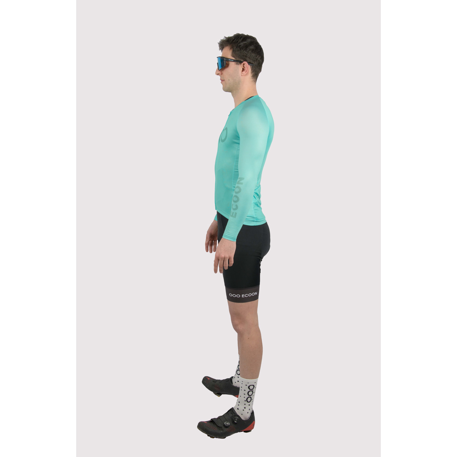 Maillot de manga larga ECOON modelo Tourmalet Men en color Turquesa
