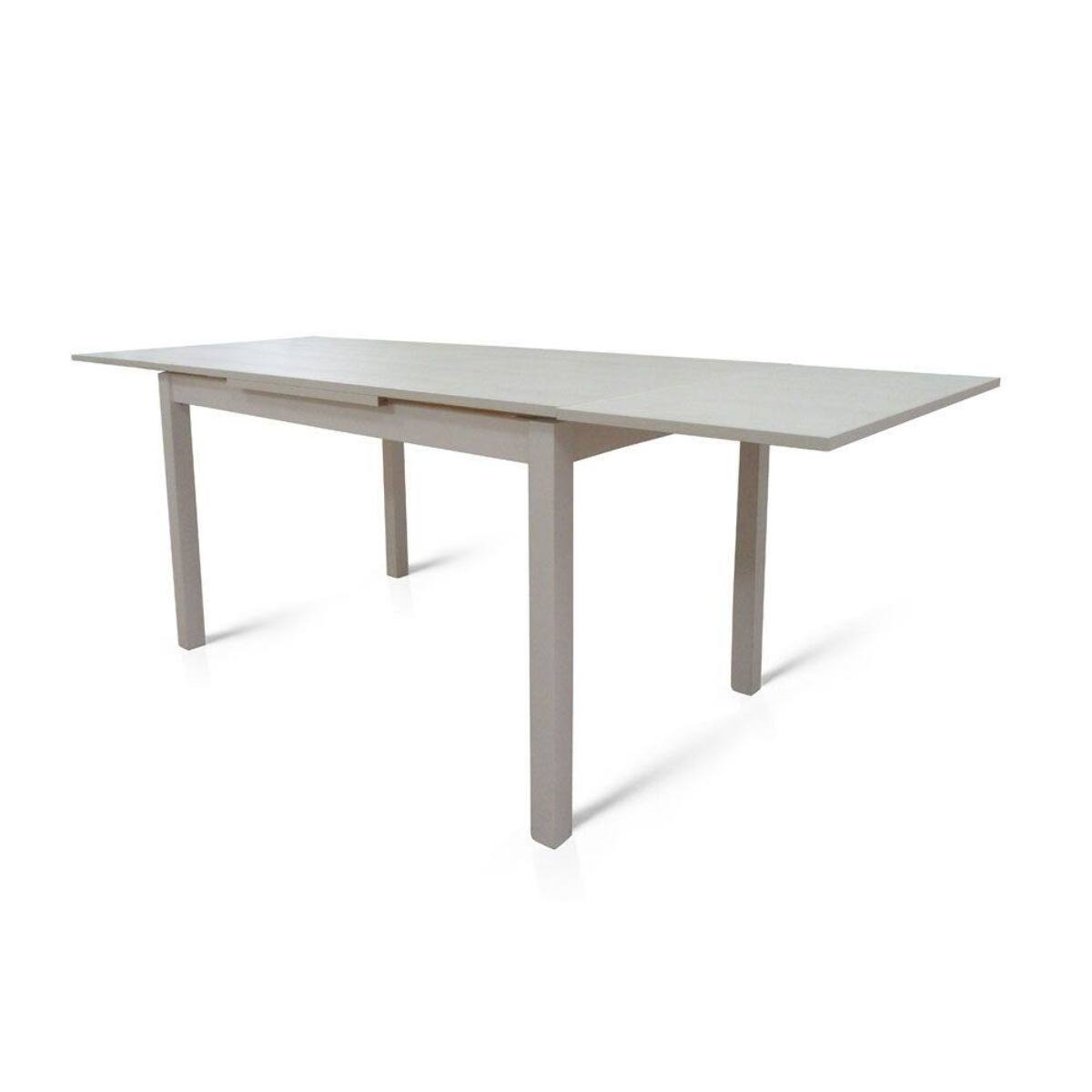 Tavolo da pranzo allungabile, 80 x 130 x 76, Bianco