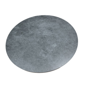 Plateau rotatif tournant 360° D. 55 cm céramique gris anthracite - LAZY