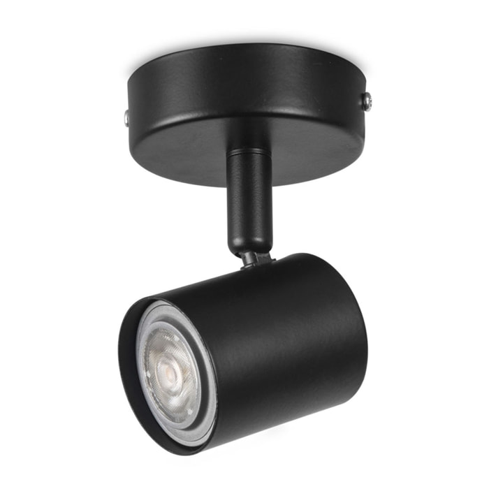 Forlight Keeper Double proyector  para boombilla GU10 en color negro