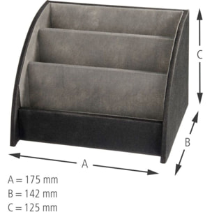 Socle de rangement HAMA pour télécommandes noir