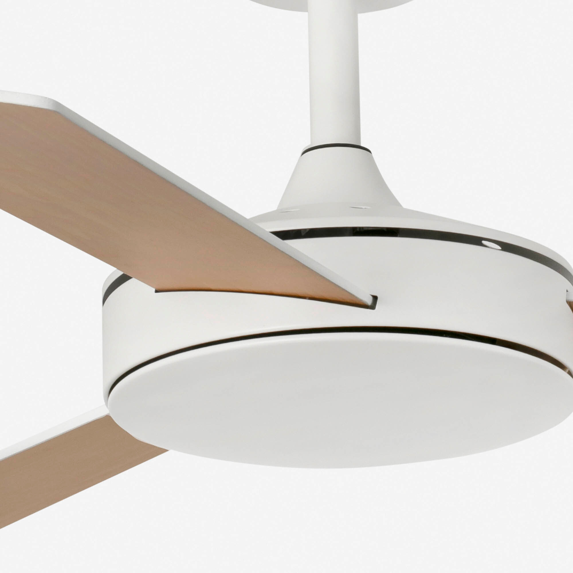 MINI MALLORCA S Ventilador de techo blanco/arce