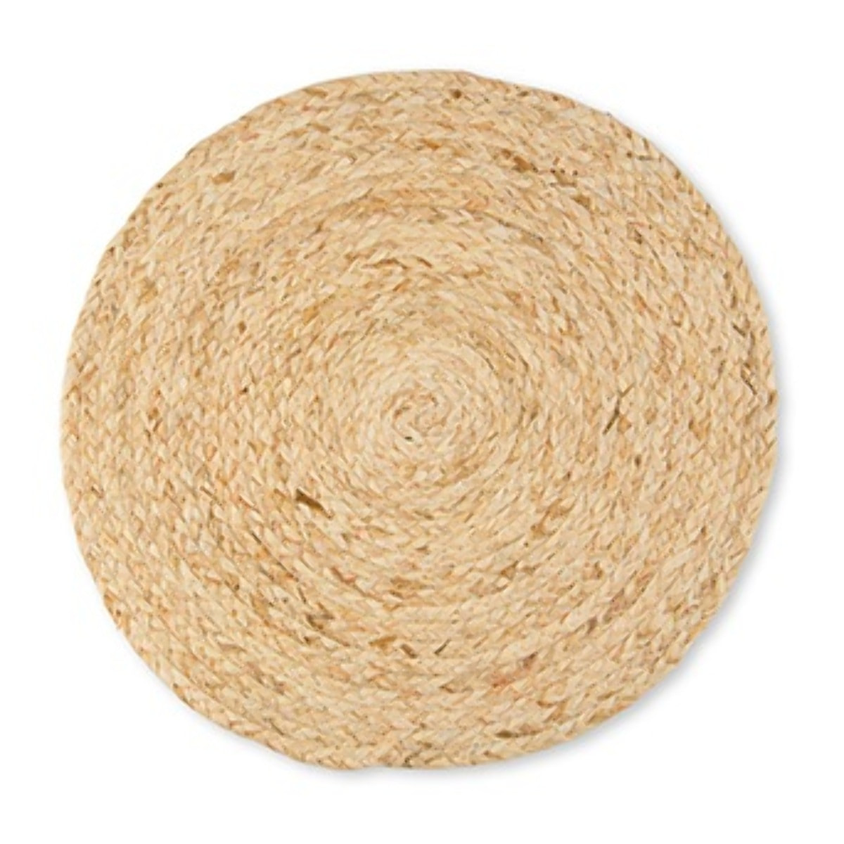 Set 6 tovagliette tonde Excelsa – Green Living, Foglia di Mais Beige