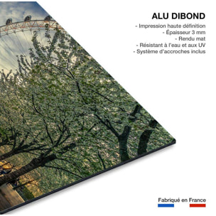 Tableau ville lumière sur London Eye Tableau alu Dibond