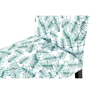 Sedia di design Indira 100 Flower con stampa botanica