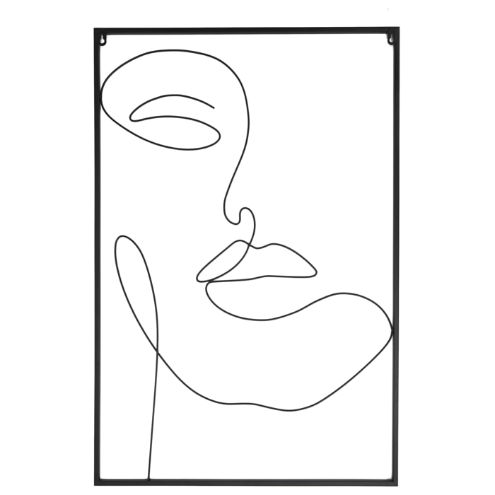 Tableau Filaire Visage 60x90cm