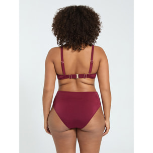 Fiorella Rubino - Bikini con tachuelas y motivo cut out - Rojo