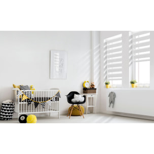 Store universel Zebra - Blanc