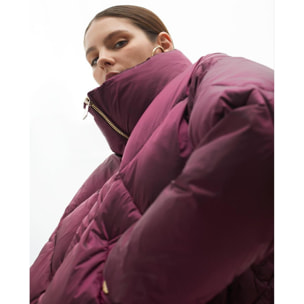 Anorak Metallico Trapuntato Midi