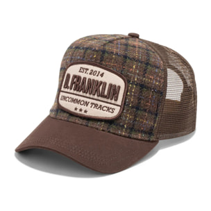 Gorra Unisex Modelo Plaid Trucker