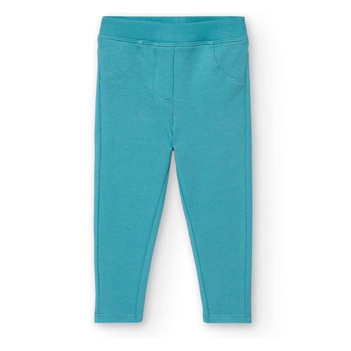 Pantalón felpa elástica de bebé -BCI