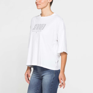 T-SHIRT OVERSIZE CON STAMPA