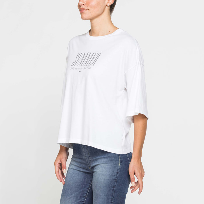 T-SHIRT OVERSIZE CON STAMPA
