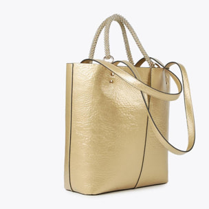 Borsa shopper metallizzata