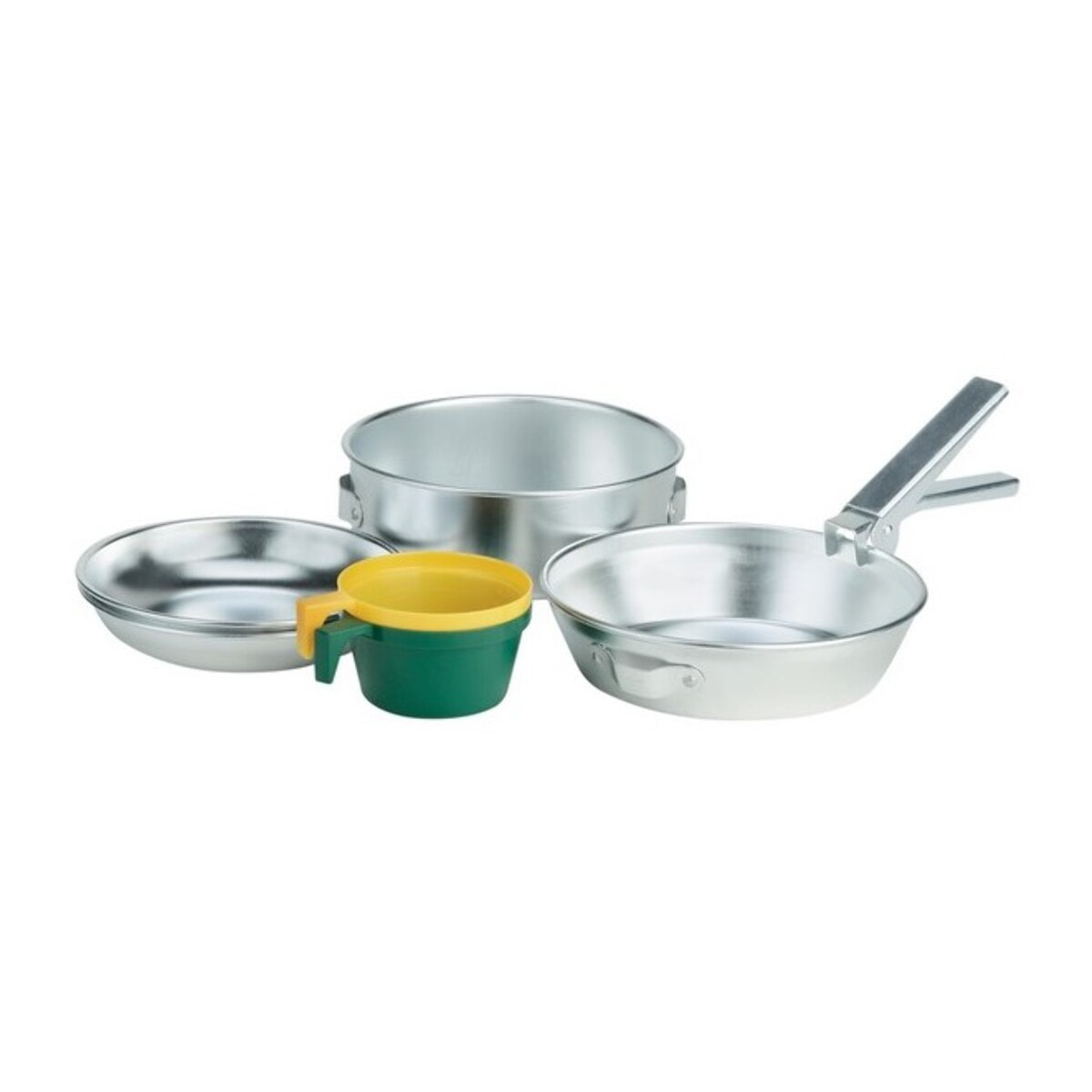 Set De Alumino Popote Duo Ferrino