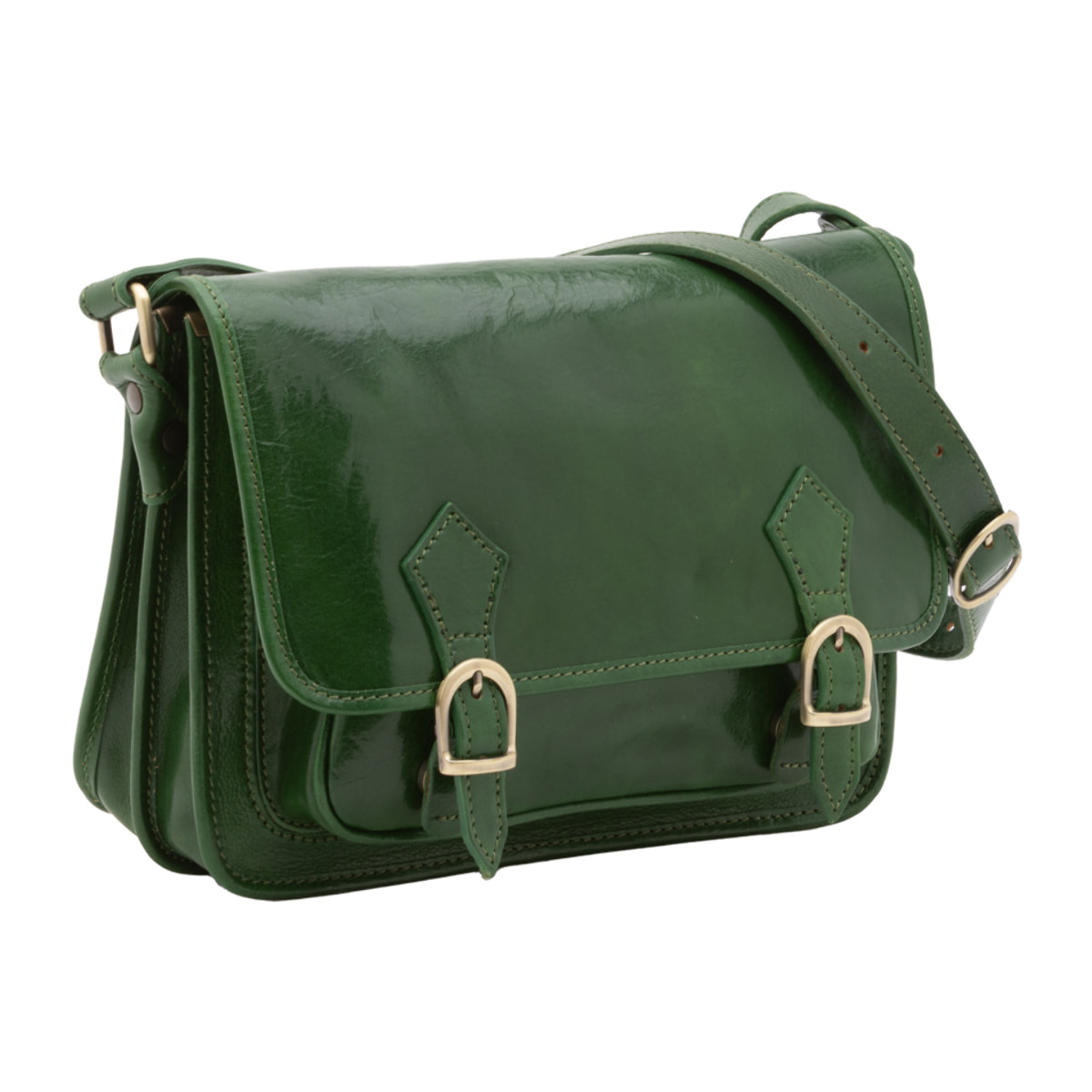 Borsa a tracolla  da donna In Vera pelle Made in Italy 27,5x22x12 cm