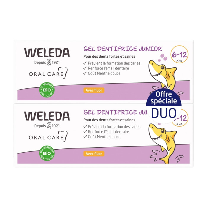 WELEDA - Duo Gel dentifrice Junior - 2x50ml