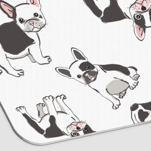 Alfombra de vinilo mascotas CERAMIKO, French bulldog 48x75 cm