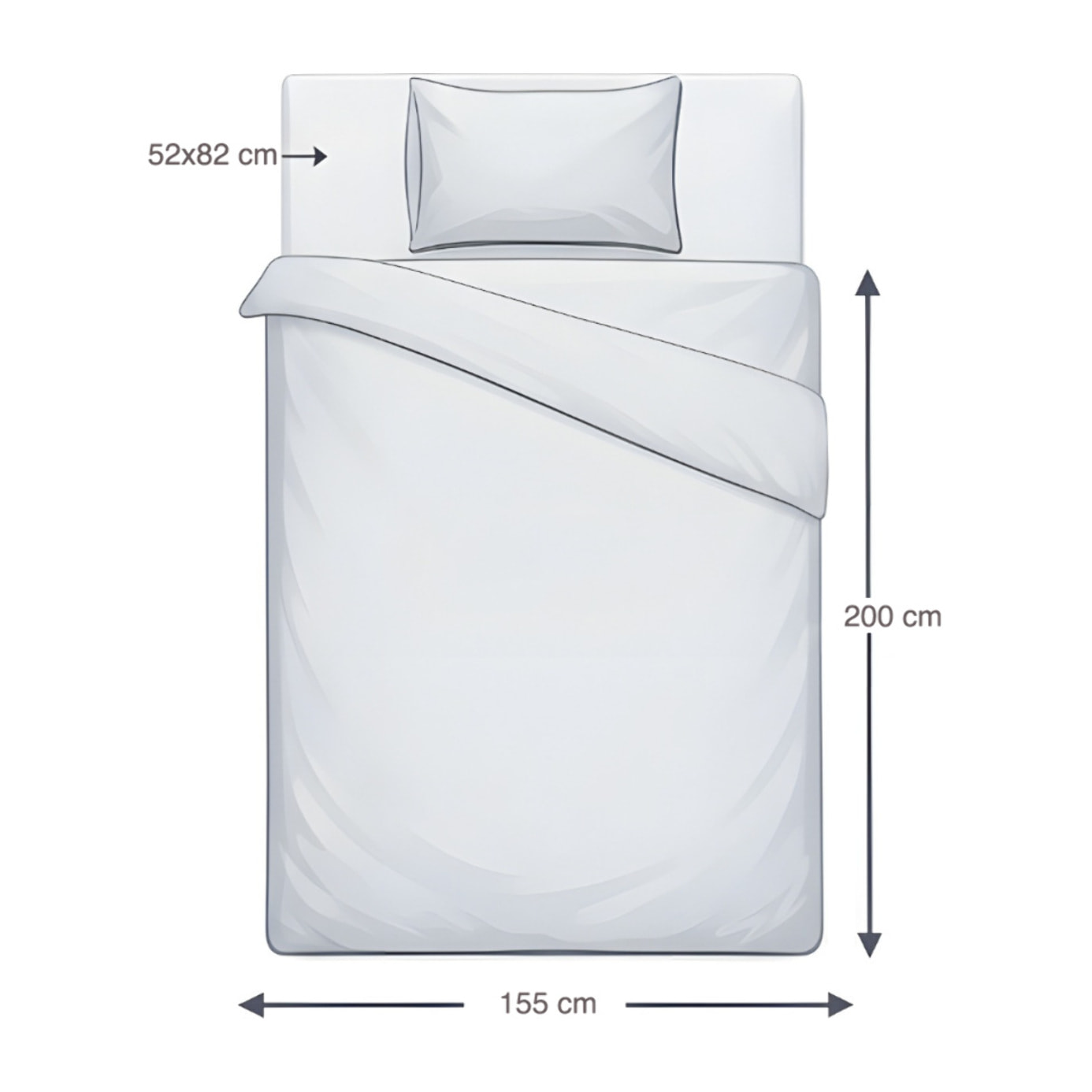 Parure Copripiumino Bicolor Estate/Inverno 100% Cotone Tinta Unita Amici Verde Sottobosco/Verde