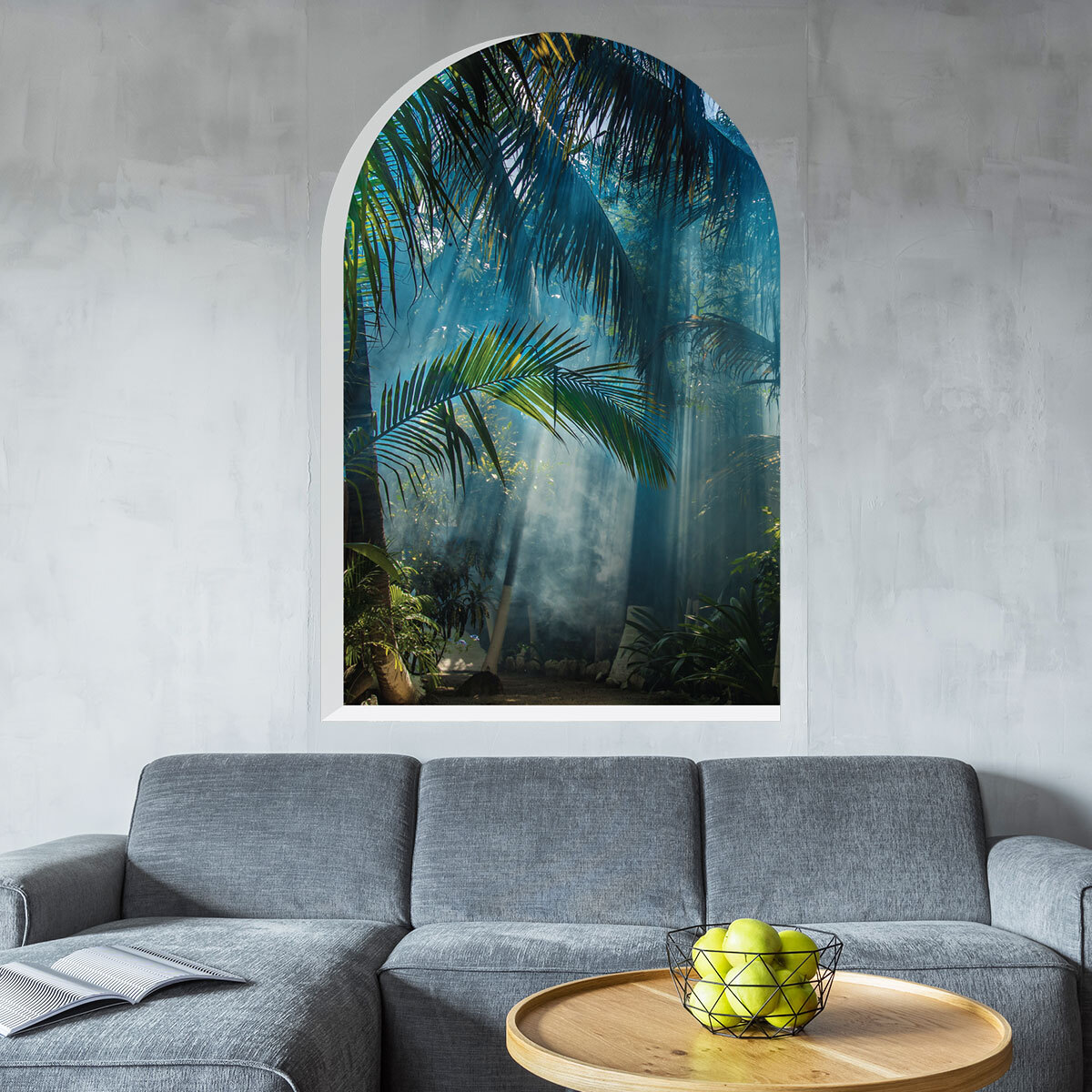 Papier peint intissé pré-encollé fresques géantes - ARCHE JUNGLE MYSTÉRIEUSE