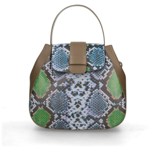 Borsa a mano da donna In Vera pelle Made in Italy 25x22x12 cm