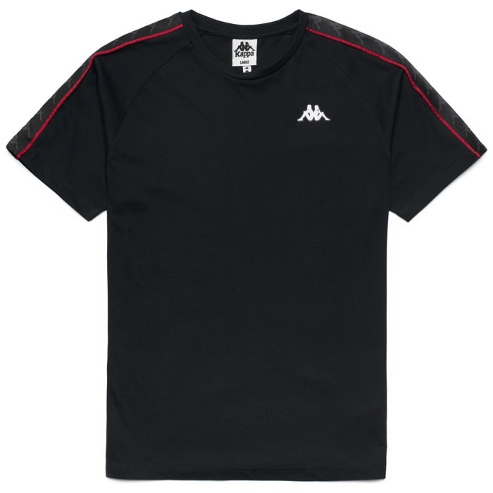 T-Shirts & Top Kappa Uomo 222 Banda Coen Slim Nero