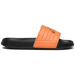 Kappa - Chanclas Hombre Mujer Negro - Logo Sarty