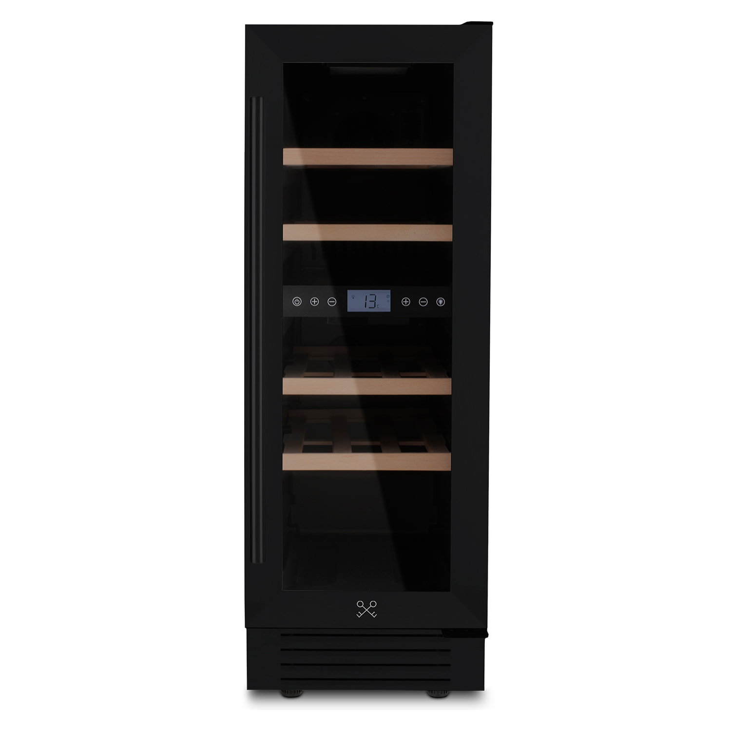 Vinoteca 17 botellas CAVCEDB17 Les Petits Champs, 53L, negro