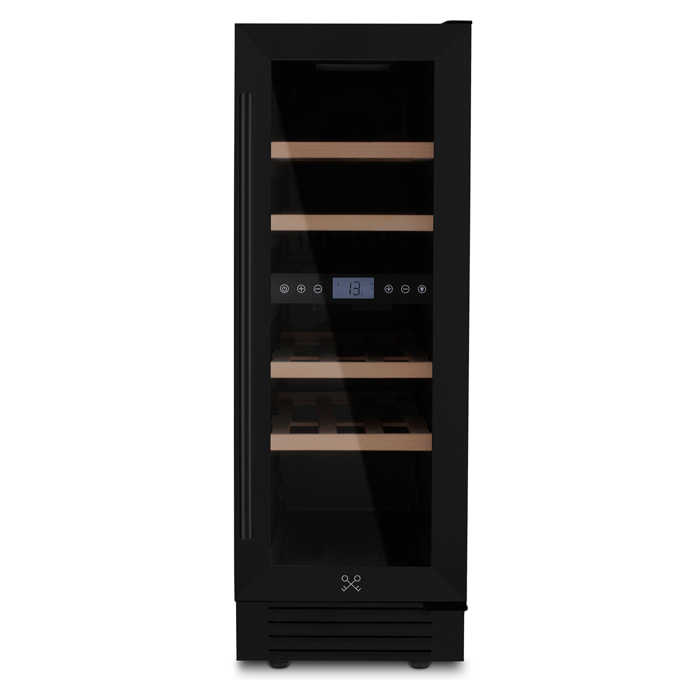 Vinoteca 17 botellas CAVCEDB17 Les Petits Champs, 53L, negro