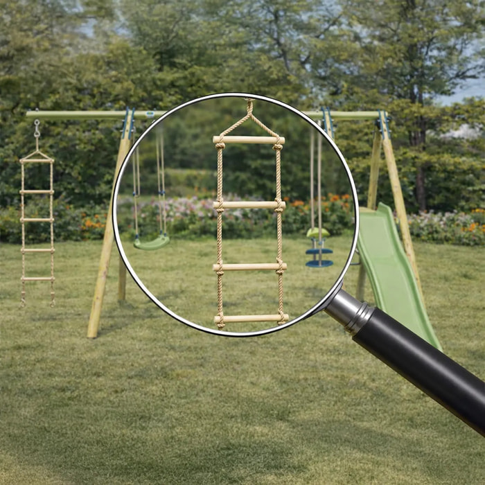 Echelle de corde pour portiques de 1,90 m