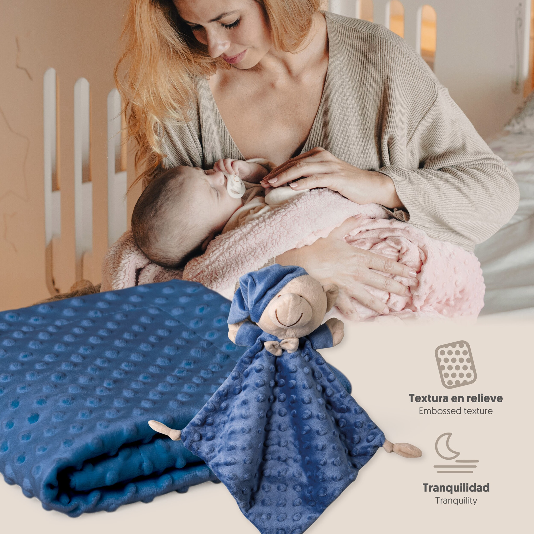 Manta Burbuja con Dou Dou Mod Osito