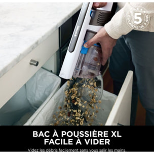 Aspirateur balai SHARK IZ380EUT PowerPro Pet avec brosse motorisée pour poils d’animaux