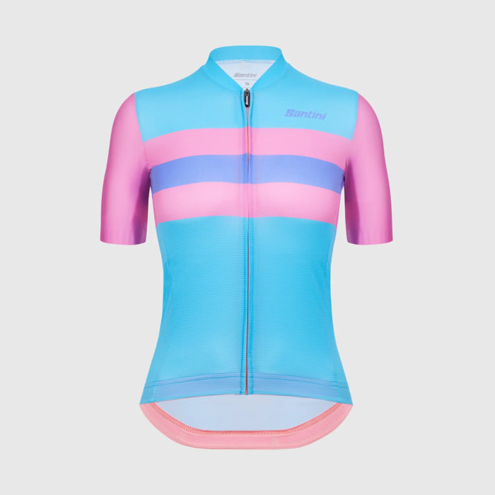 Sleek Bengal Women's Short Sleeve Jersey - Turquoise - Turchese