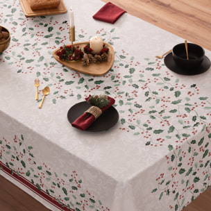 Mantel antimanchas SALLY GRANATE