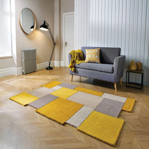 Tapis graphique en laine COLLAGE