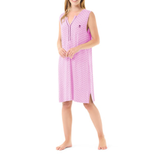 Camisón corto rosa