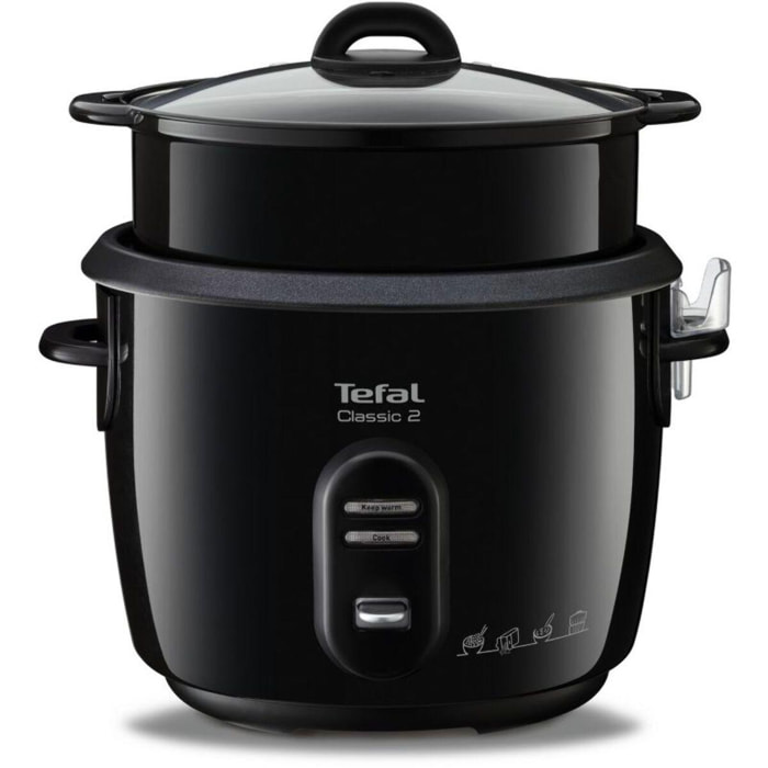 Cuiseur riz TEFAL Classic (5L ou 1.5kg riz) + panier vap