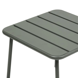 Table basse de jardin Phuket 45x45cm vert laurier