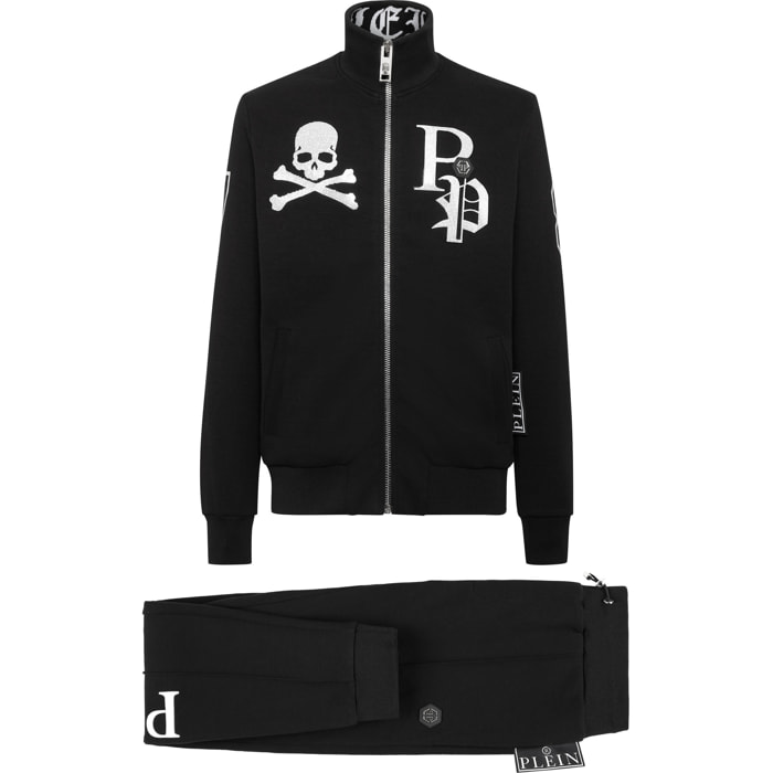 PHILIPP PLEIN Tracksuit: Top & Trousers SKULL AND PLEIN