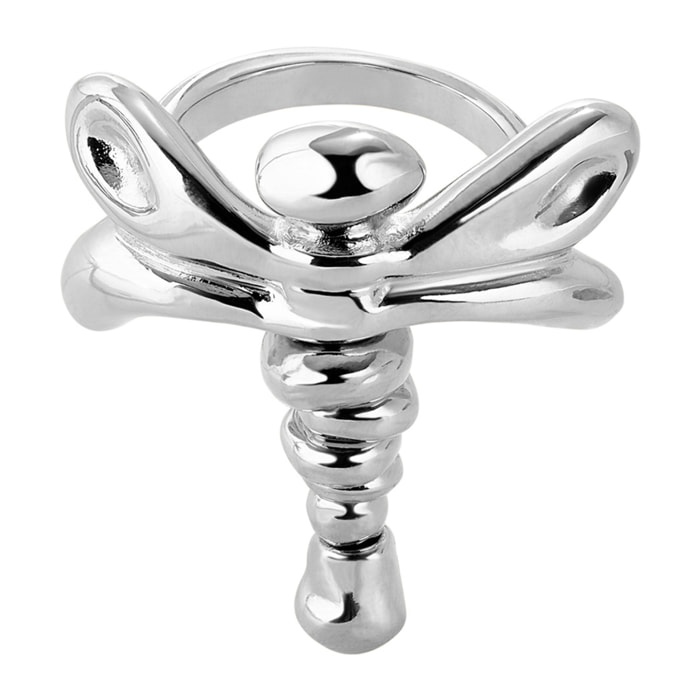 Anillo SER REBELDE PLATEADO 12