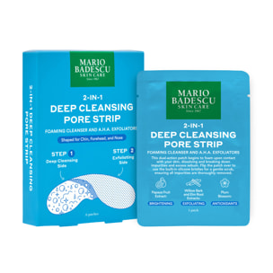 2-In-1 Deep Cleansing Pore Strip - Masque 2 en 1 pour nettoyage en profondeur