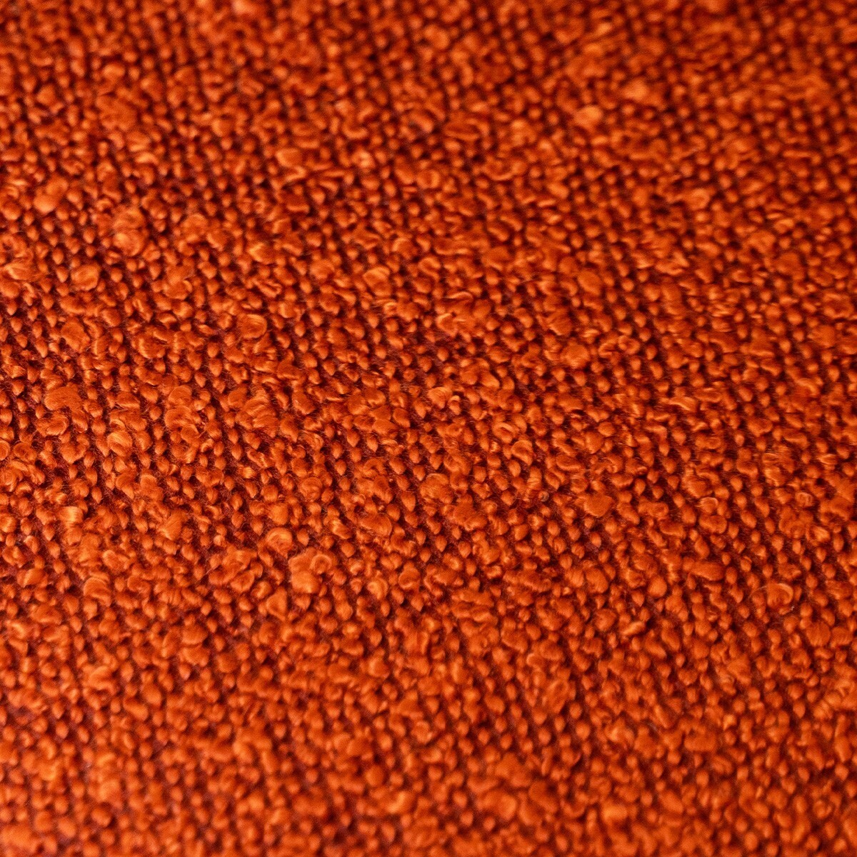 Lot de 2 chaises en tissu bouclé, piètement chromé - ISYA