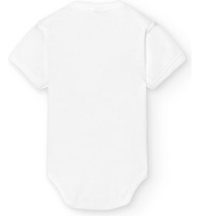 Body bebé manga corta cuello americano