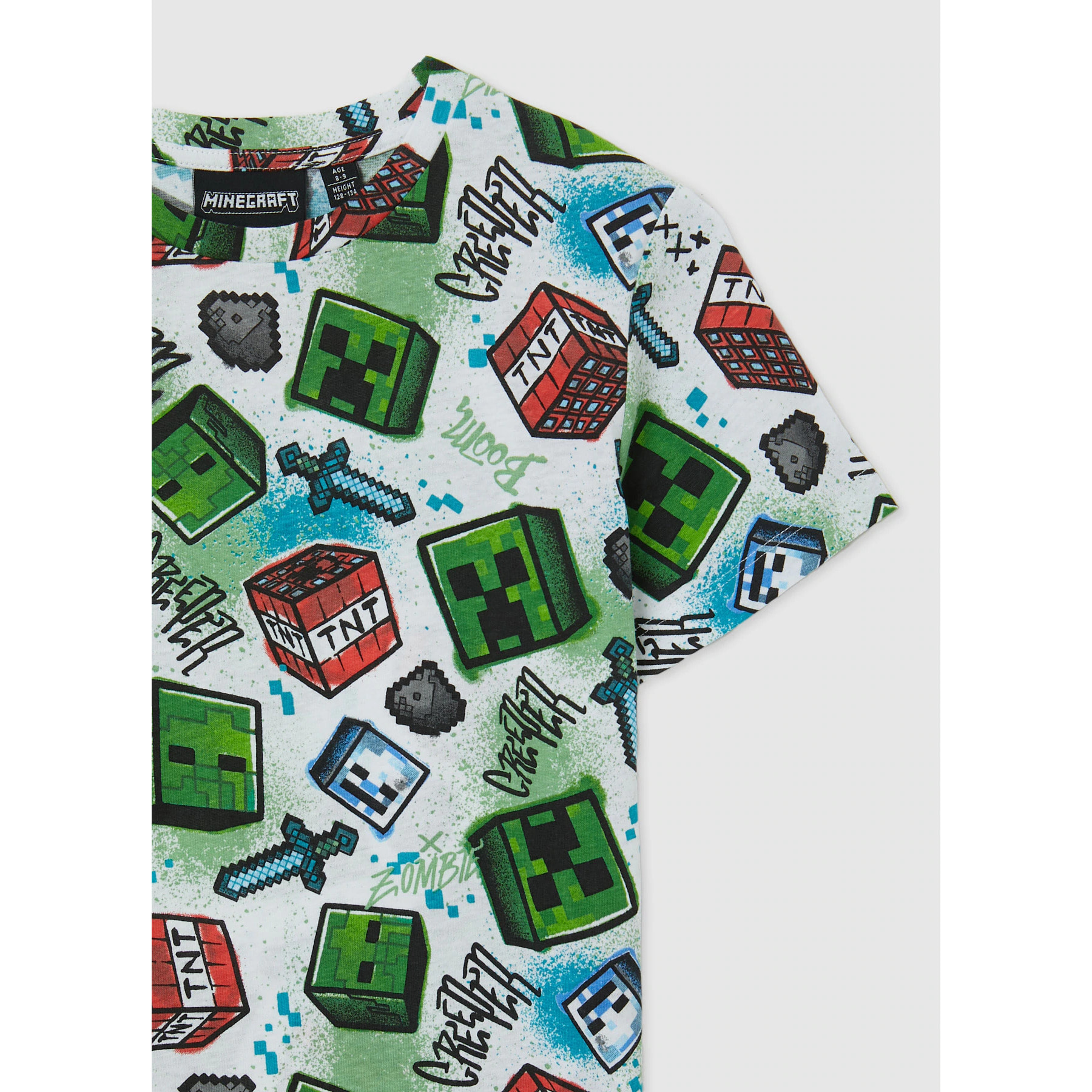 T-shirt stampa Minecraft