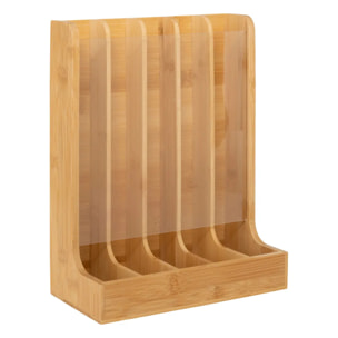 Porte-capsules en bambou