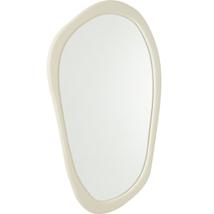 J-Line Miroir Mural Moderna Mdf/Miroir Blanc Small