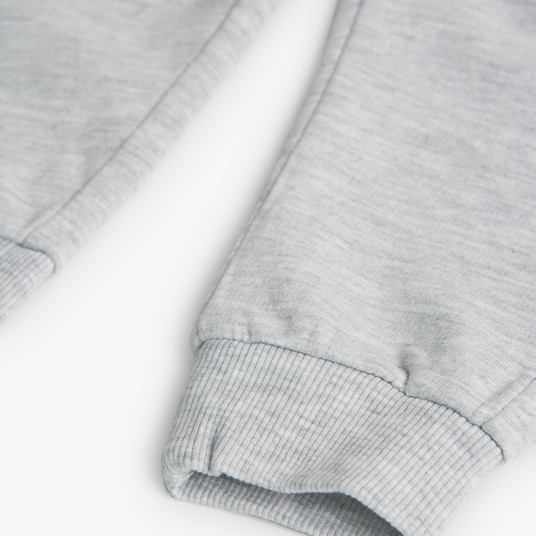 PantalÃ³n bÃ¡sico niÃ±o, felpa estampado, gris vigorÃ©